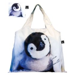 画像1: ★ショッピングバッグ「コウテイペンギン」★折りたたみ　エコバッグ★動物★バッグ