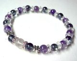 画像: ★スーパーセブン★アメジストエレスチャル★パープルオーラ★パワーストーン　ブレスレット