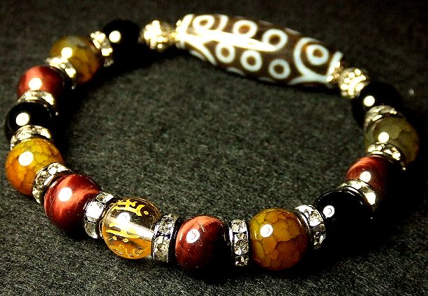 画像: チベット天珠最高峰！二十一眼天珠！総本山クラスの梵字まで！！