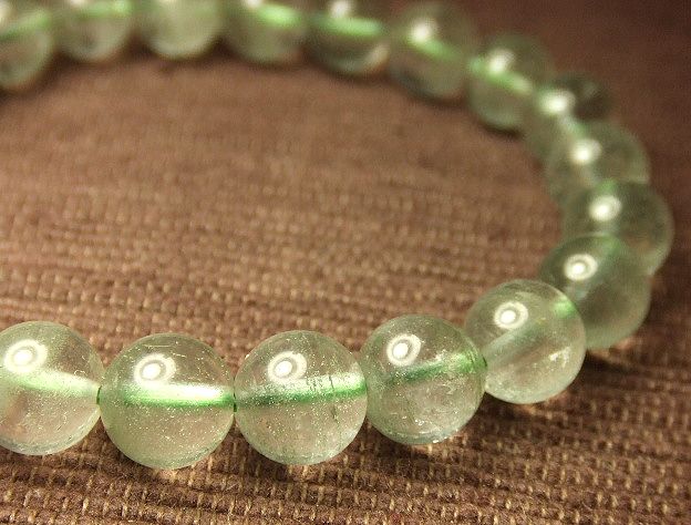 画像: ★高価！！ガーデンクォーツ！！（グリーン・ファントム）　8ｍｍ