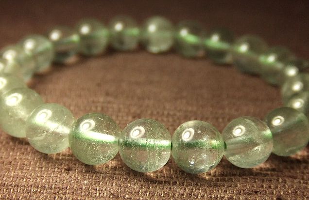 画像1: ★高価！！ガーデンクォーツ！！（グリーン・ファントム）　8ｍｍ