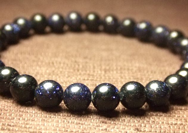 画像: ★満点の星空★ブルーゴールドストーン！　６ｍｍ