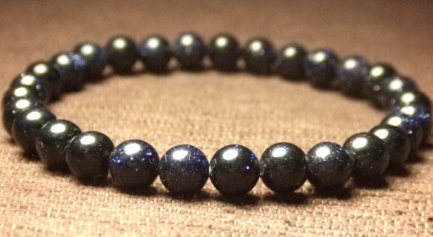 画像: ★満点の星空★ブルーゴールドストーン！　６ｍｍ