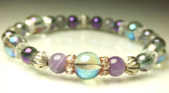 画像: ★オーラ系満載★コスモオーラ★ラブラドライト★アメジストエレスチャル★パープルオーラ