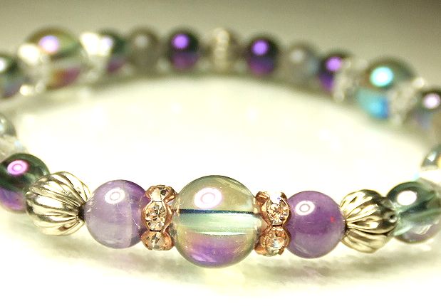 画像1: ★オーラ系満載★コスモオーラ★ラブラドライト★アメジストエレスチャル★パープルオーラ