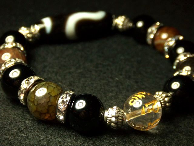 画像: ★大人気！！金運アップ！！白蛇天珠×龍×観世音菩薩！！