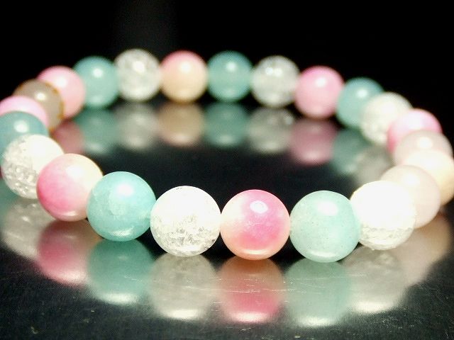 画像4: ★おだやか★のんびりブレス★アクアマリン★ジェード★六字真言入り