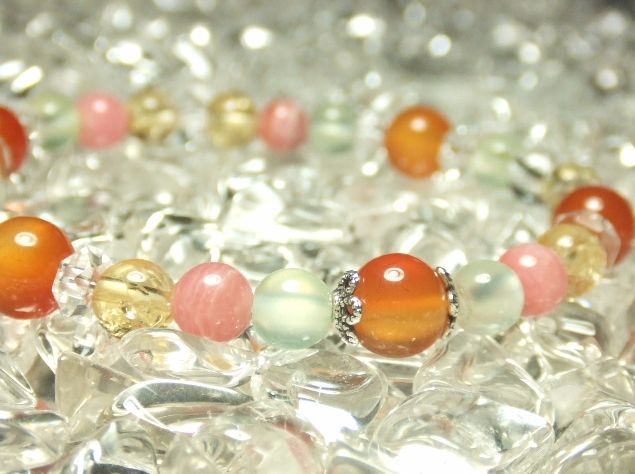 画像: ★大人気★インカローズ★カーネリアン★シトリン★プレナイト★水晶★